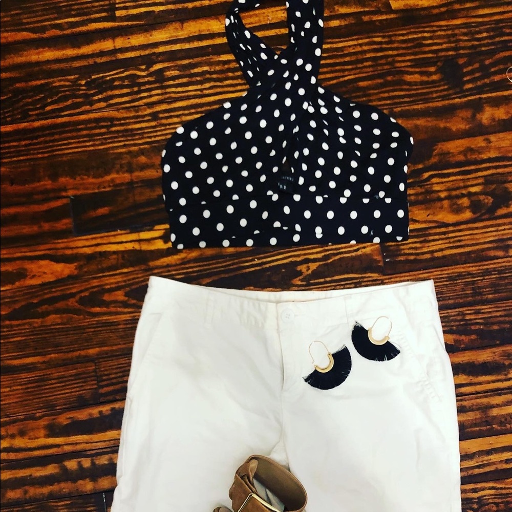 Polka dot key hole tank